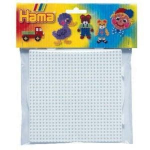 Hama Midi Stiftplader Rund Og Firkant Hvid