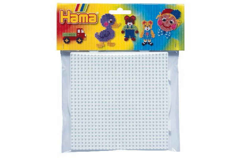 Hama Midi Stiftplader Rund Og Firkant Hvid