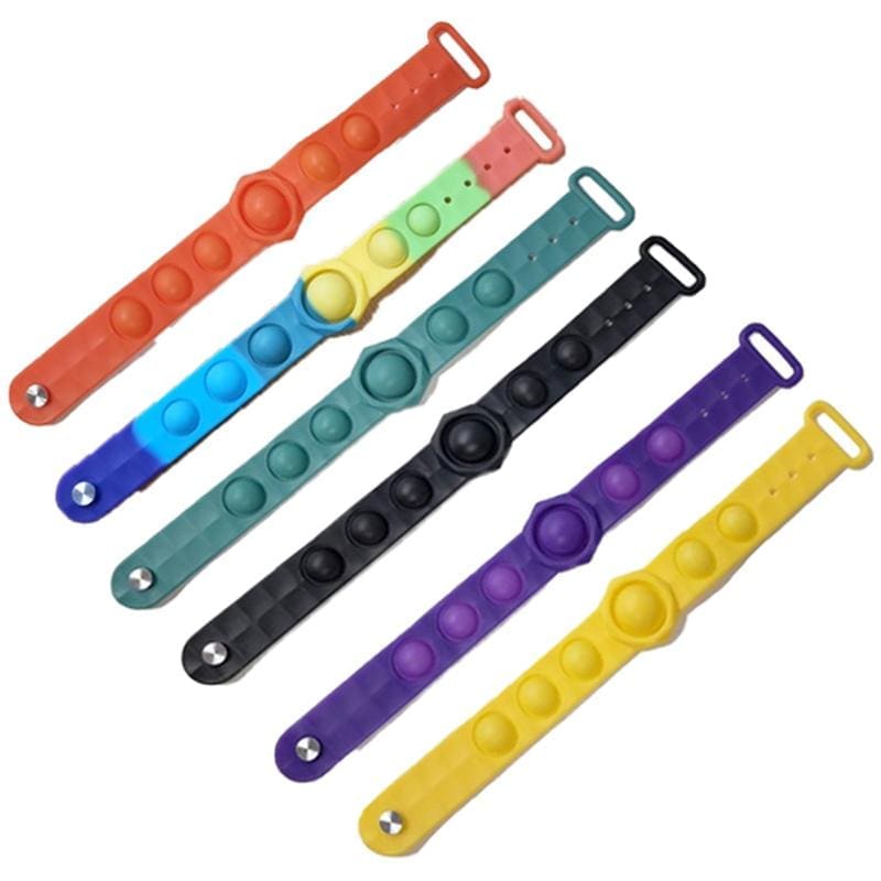 Pop it Fidget Toys Armbånd Flere farver