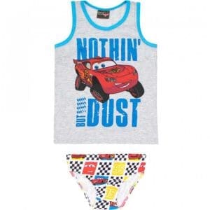 Grå Cars Undertøjs Sæt Nothin' But Dust Lightning McQueen