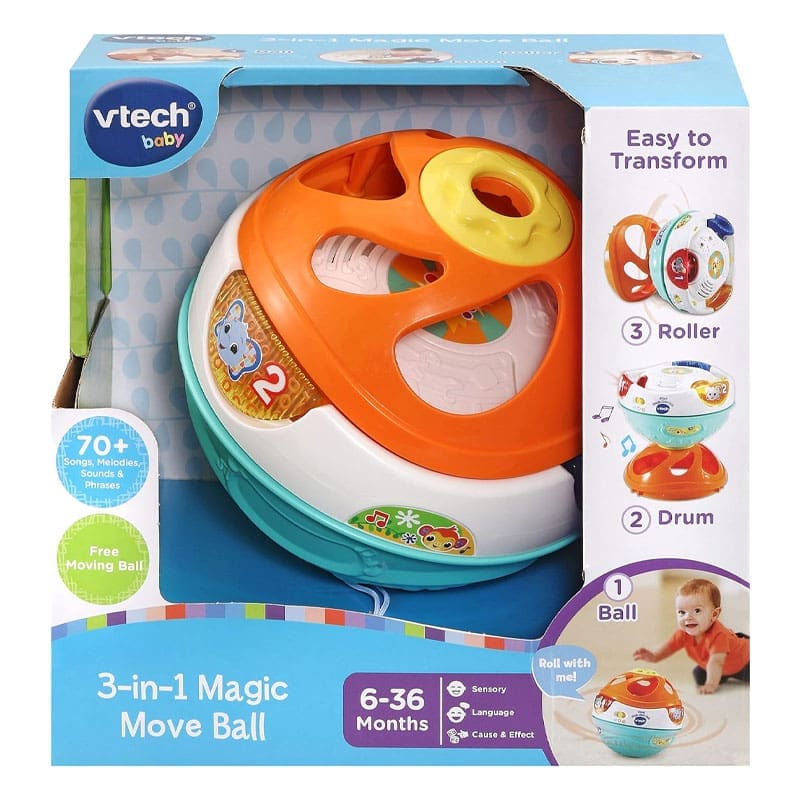 Vtech 3-In-1 Magic Move Ball DK hovedbilledet