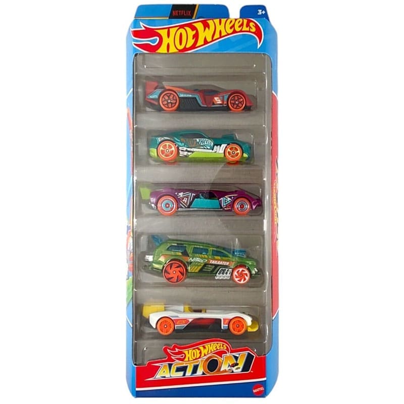 Hot Wheels Basic 5-Pak - Flere Varianter! Action
