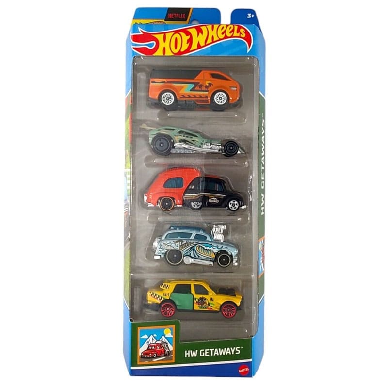Hot Wheels Basic 5-Pak - Flere Varianter! get