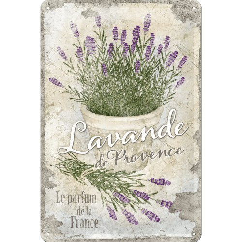 Nostalgic-Art Tin Sign 20x30cm Lavande De Provence Str. 30x0x20
