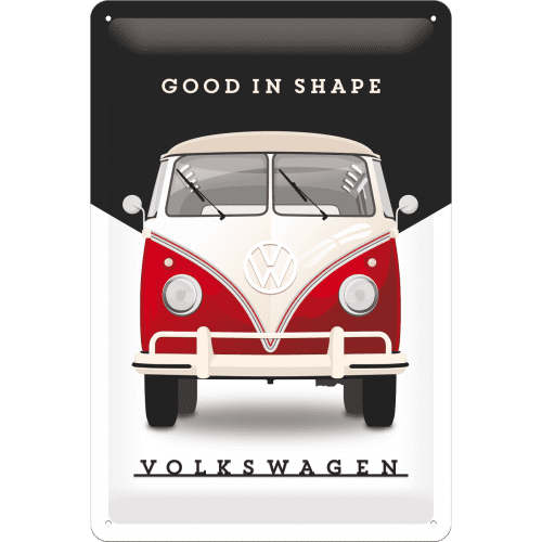 Nostalgic-Art Tin Sign 20x30cm Vw - Good In Shape Str. 30x0x20