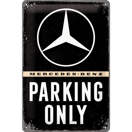 Nostalgic-Art Tin Sign 20 X 30 Mercedes-Benz - Parking Only