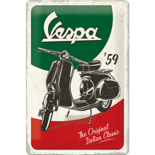Nostalgic-Art Tin Sign 20 X 30 Vespa - The Italian Classic