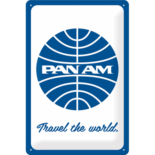 Pan Am - travel the World 20x30 cm