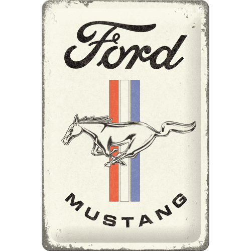 Ford Mustang Skilt 20x30 cm