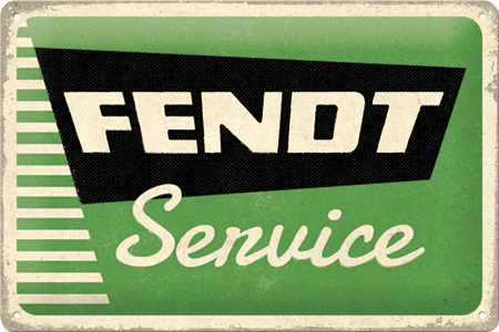 Fendt - Service Tin Signs 20 x 30 cm