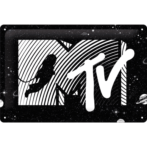 MTV Moonman - Logo Universe Skilt 20 x 30 cm