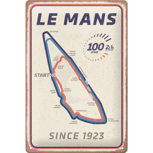 Le Mans - Circuit 100 Ans 20x30 cm