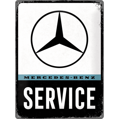 Nostalgic-Art Tin Sign 30 X 40 Mercedes-Benz - Service