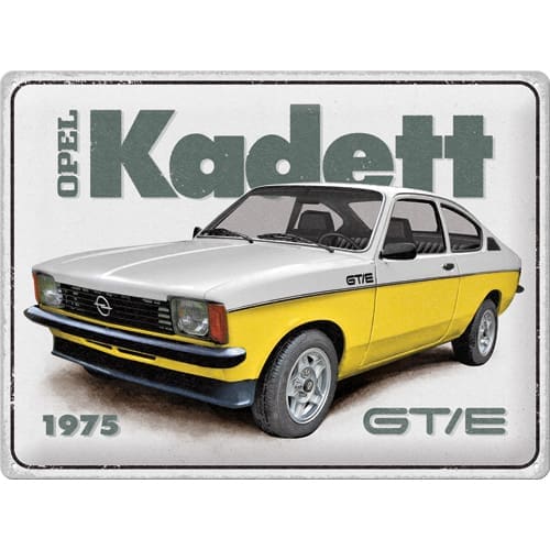 Opel - Kadett GT/E Skilt (30×40 cm)
