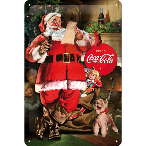 Nostaltic Art Tin Sign 20x30 Santa Claus Special Edition (lodret)