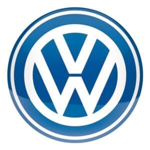 VW - Logo Skilt Rund Ø35