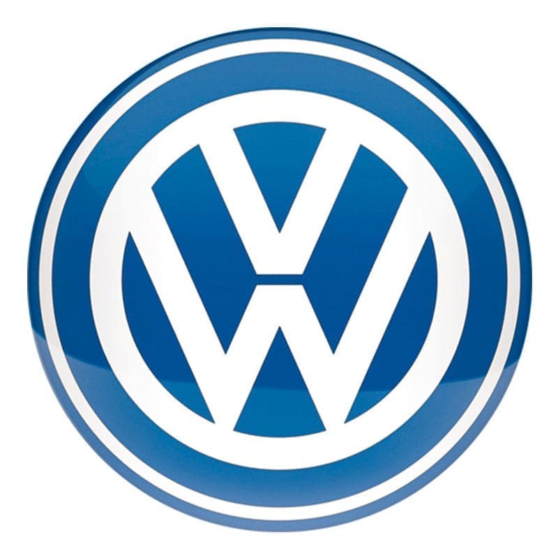 VW - Logo Skilt Rund Ø35