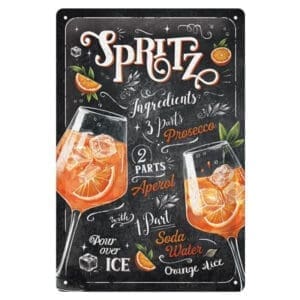 Aperol Spritz Skilt 20x30 cm
