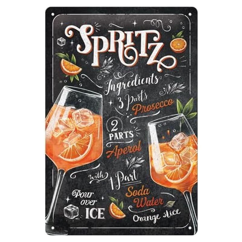 Aperol Spritz Skilt 20x30 cm