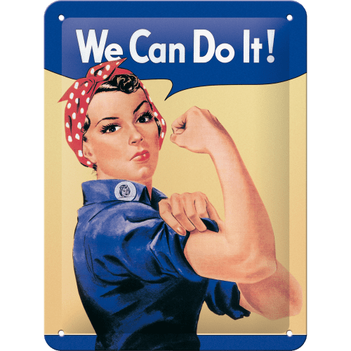 Skilt - 15x20 - We Can Do It