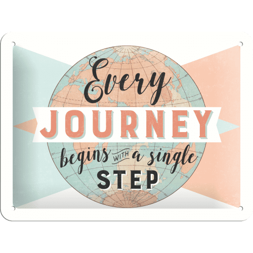 Skilt - 15x20 - Every Journey