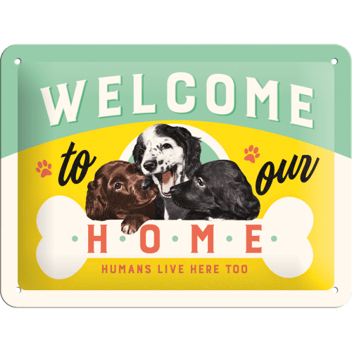 Skilt - 15x20 - Welcome Puppies