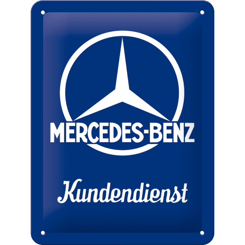 Skilt - 15x20 - Mercedes-Benz - Kundendienst
