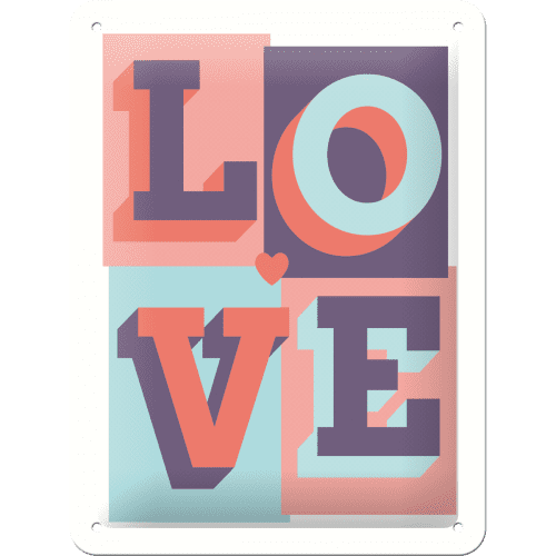 Skilt - 15x20 - - Love
