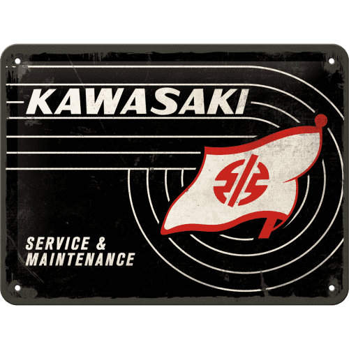 Skilt - 15x20 - Kawasaki - Tank Logo