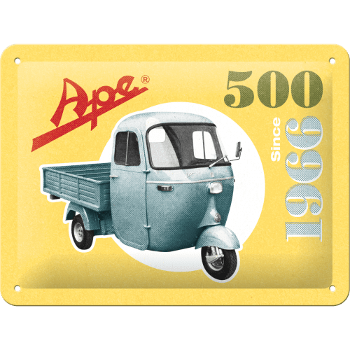 Skilt - 15x20 - Ape - 500 Since 1966