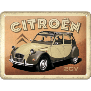 Skilt - 15x20 - Citroen - 2CV