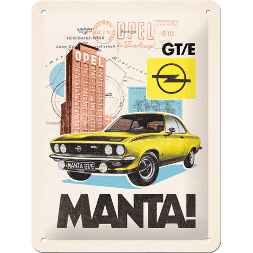 Opel - Manta! GT/E (15x20cm)