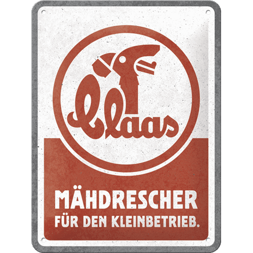 Claas - Mähdrescher (15x20cm)
