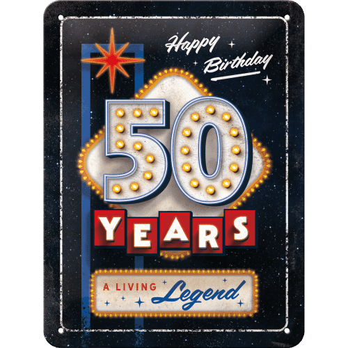 50 Years Birthday (15x20cm)
