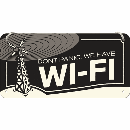 Hanging Sign WI-FI (15x20cm)