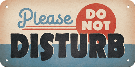 Do Not Disturb Hanging Sign