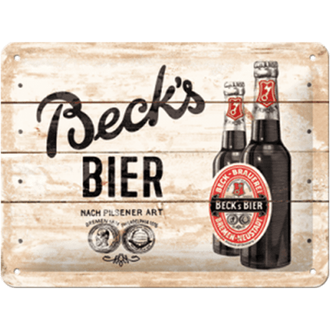 Skilt - 15x20 - Beck's Vintage Wood