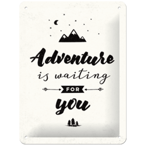 Skilt - 15x20 - Adventure