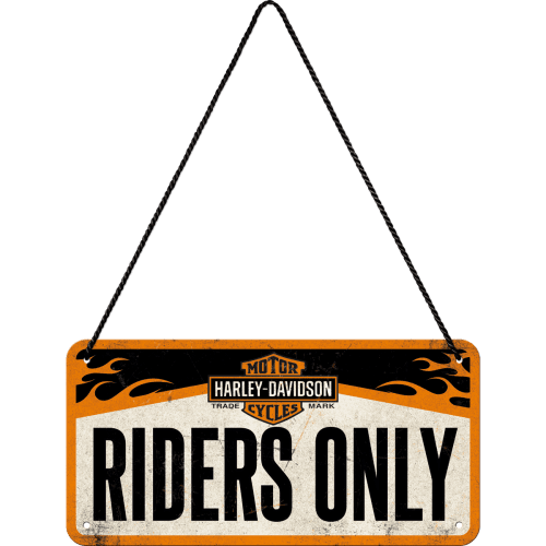 Skilt - 10x20 - Harley Davidson - Riders Only