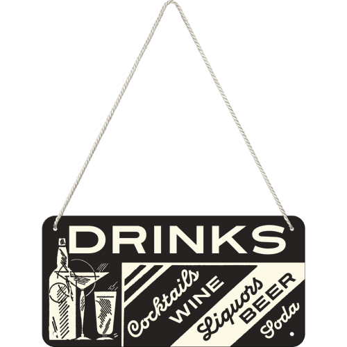 Skilt - 10x20 - Drinks