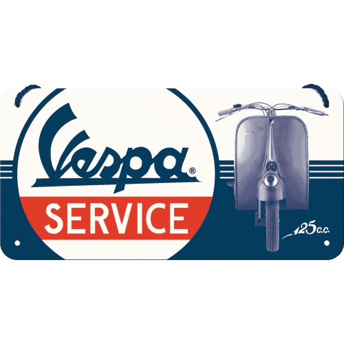 Nostalgic-Art Hanging Sign Vespa - Service