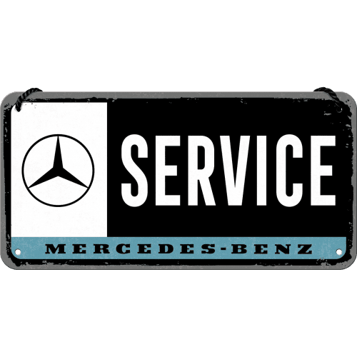 Skilt - 10x20 - Mercedes-Benz - Service