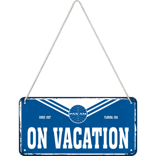 Skilt - 10x20 - Pan Am - On Vacation