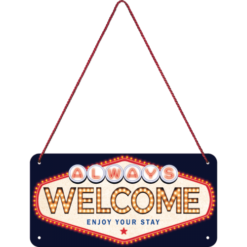 Skilt - 10x20 - Welcome