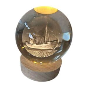 3D Glasball Fiskekutter