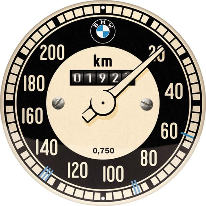 BMW - Tachometer Skilt Ø35