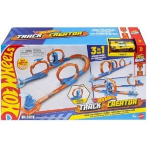 Hot Wheels Track Creator Triple Loop Speed Kit