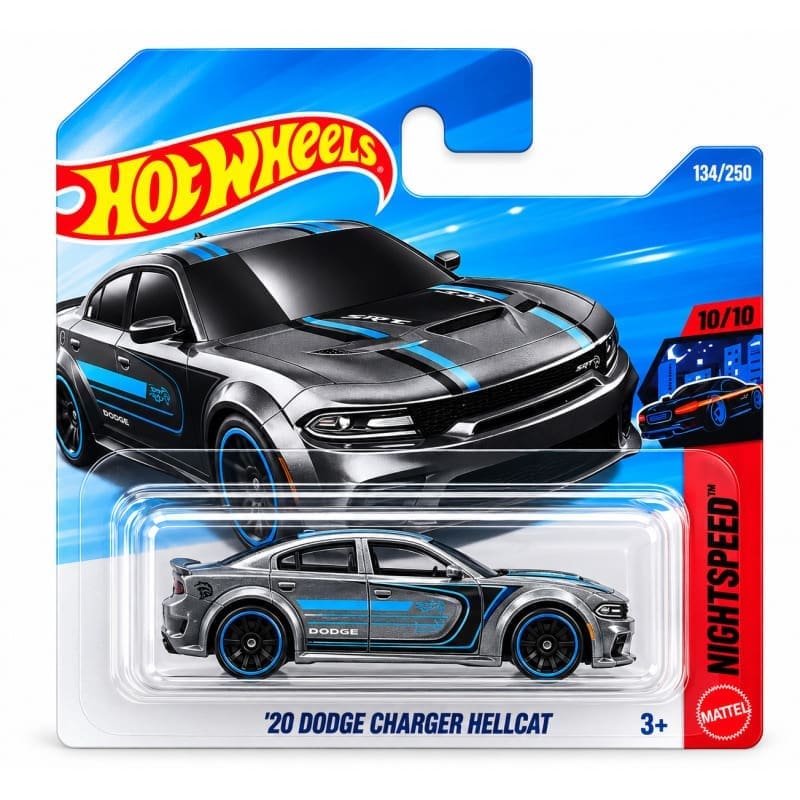 Hot Wheels Basic Dodge – '20 Charger Hellcat (Model 10/10) (Modelnr JJJ87)